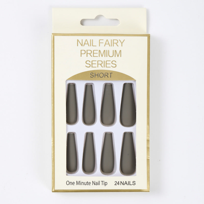 Wholesale Long Matte Frosted Ballerina Manicure